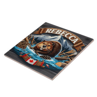 Kanadensisk bäver, Snö-socklade berget Kakelplatta