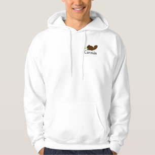 Kanadensisk bäver sweatshirt med luva