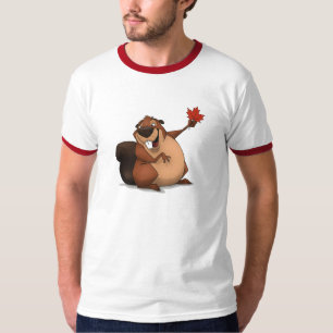 Kanadensisk bäverskjorta tee shirt