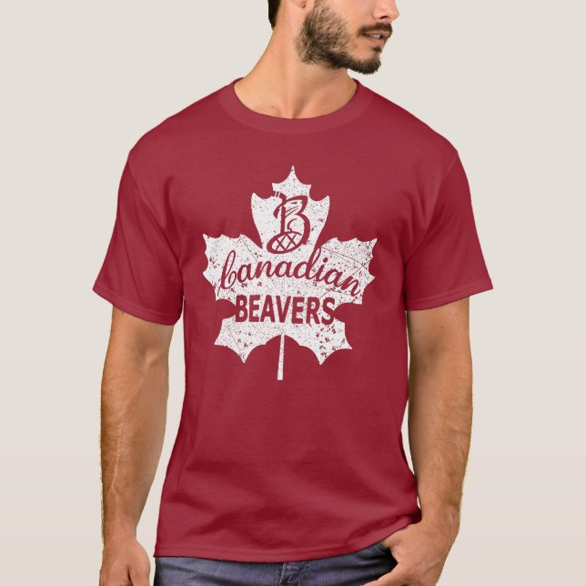 Kanadensisk bayermapel Löv T Shirt (Framsida)