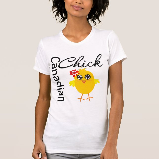Kanadensisk chick tee shirt (Framsida)