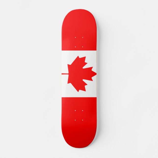 Kanadensisk flagg skateboard (Framsida)