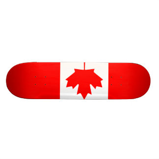 Kanadensisk flagg skateboard