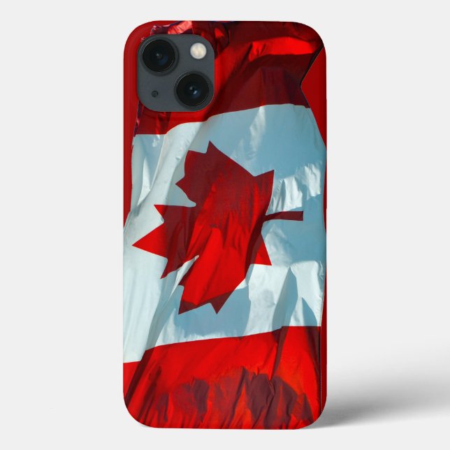 Kanadensisk Flagga av Canada Maple Löv Patriotic I (Baksida)