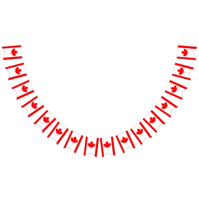 Kanadensisk flagga-banderoll vimplar (Alla)