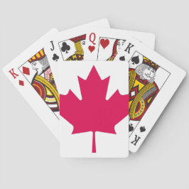 Kanadensisk Flagga Casinokort
