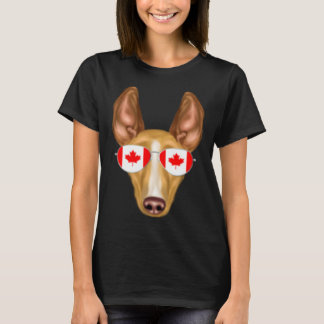 Kanadensisk Flagga Cirnechi dellu2019Etna Hund Kan T Shirt