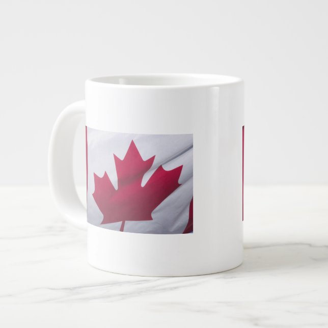 Kanadensisk flagga. jumbo mugg (Framsida vänster)