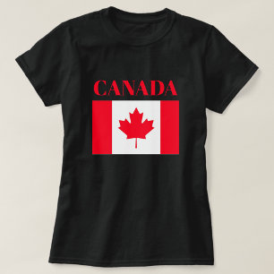 Kanadensisk flagga. KANADA. T-shirt