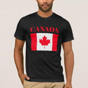 Kanadensisk flagga. KANADA. T-shirt