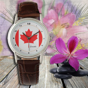Kanadensisk Flagga, Kanada trendig mode /design wa Armbandsur