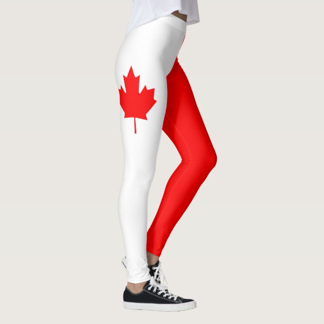Kanadensisk flagga leggings (Höger)