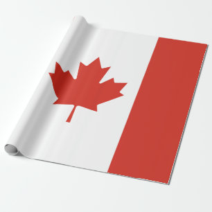 Kanadensisk flagga (Lönnlöv) (Kanada) Presentpapper