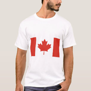 Kanadensisk flagga (Lönnlöv) (Kanada) T Shirt