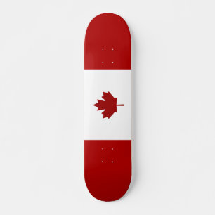 Kanadensisk flagga mini skateboard bräda 18,5 cm