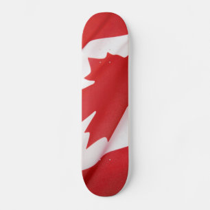 Kanadensisk flagga old school skateboard bräda 18 cm
