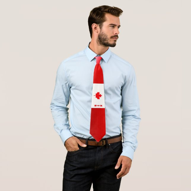 Kanadensisk flagga slips (In Situ)