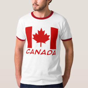 Kanadensisk Flagga T Shirt