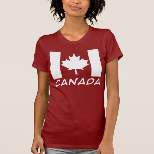 Kanadensisk Flagga Tee
