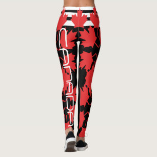 KANADENSISK FLAGGASVARTDAMASKER HAVIC ACD LEGGINGS
