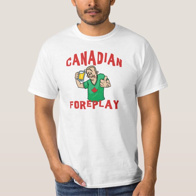 Kanadensisk förspelT-tröjamanar Tee (Framsida)
