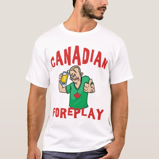 Kanadensisk förspelT-tröjamanar Tee (Framsida)