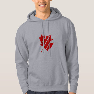 Kanadensisk fotbollssupporter / Footballeur Canadi Hoodie