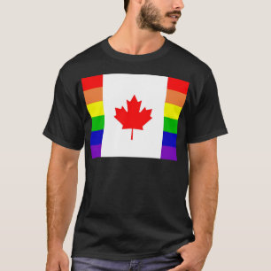 Kanadensisk gay pride t-shirt