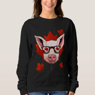 Kanadensisk gris lönnlöv Kanada Flagga Gris Fa T Shirt