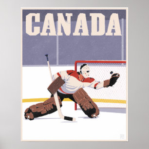 Kanadensisk hockey poster