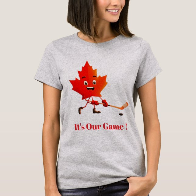 KANADENSISK HOCKEY T SHIRT (Framsida)
