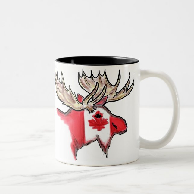 Kanadensisk konstnärlig mugg för kaffe för (Höger)
