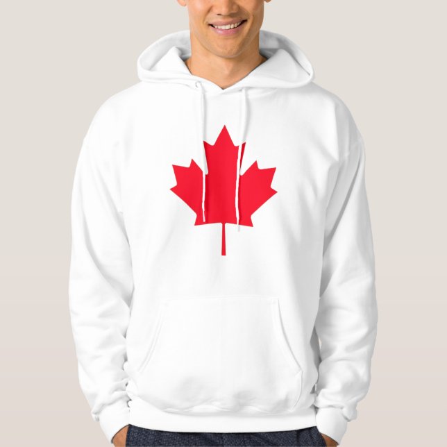 Kanadensisk Lönnlöv Hoodie (Framsida)