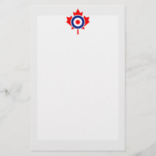 Kanadensisk lönnlövRoundel mod KANADA Brevpapper