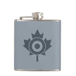 Kanadensisk lönnlövRoundel mod KANADA Fickplunta