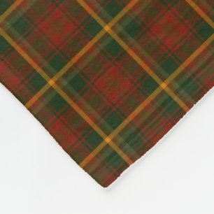 Kanadensisk medborgarelönnlövTartan Fleecefilt