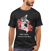 Kanadensisk mosaik-t-shirt: Lönn & kulturella ikon