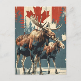 Kanadensisk mossäggare vykort