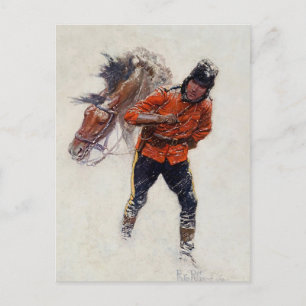 “Kanadensisk mountie” av Philip R Goodwin Vykort