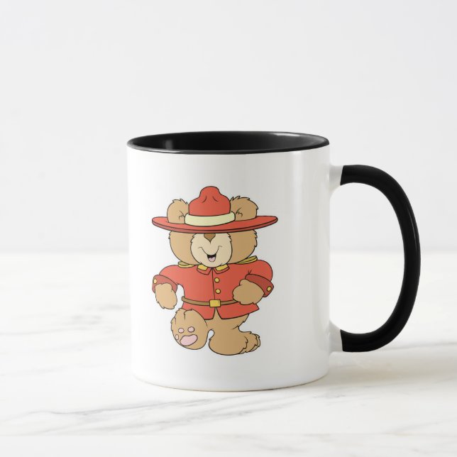 Kanadensisk Mountie Björn Mugg (Höger)