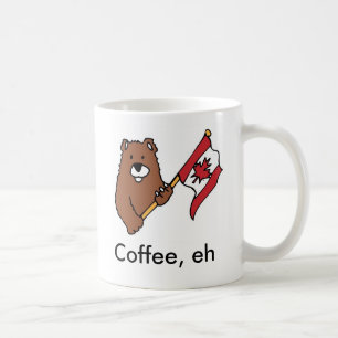 Kanadensisk mugg för kaffe för flagga för