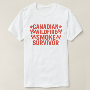 Kanadensisk överlevare av skogsbränder - Air Quali T Shirt