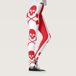 Kanadensisk piratskalle och Crossbones Leggings