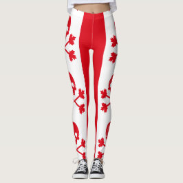 Kanadensisk piratskalle och Crossbones Leggings