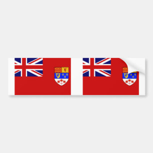 Kanadensisk röd Ensignflagga Bildekal