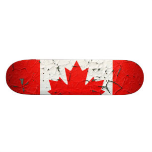 Kanadensisk röd lönnlövKANADA skalning målar s Old School Skateboard Bräda 21,6 Cm