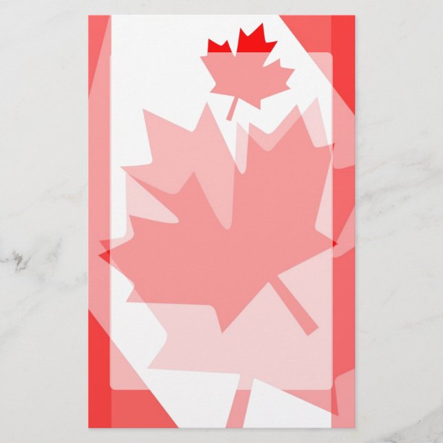 Kanadensisk rödaple Löv Stil CANADA (Framsida)