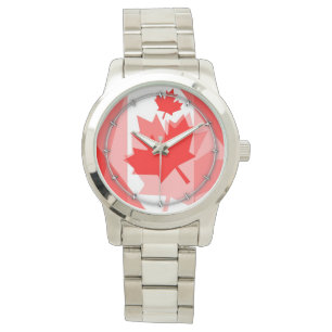 Kanadensisk rödaple Löv Stil CANADA Armbandsur