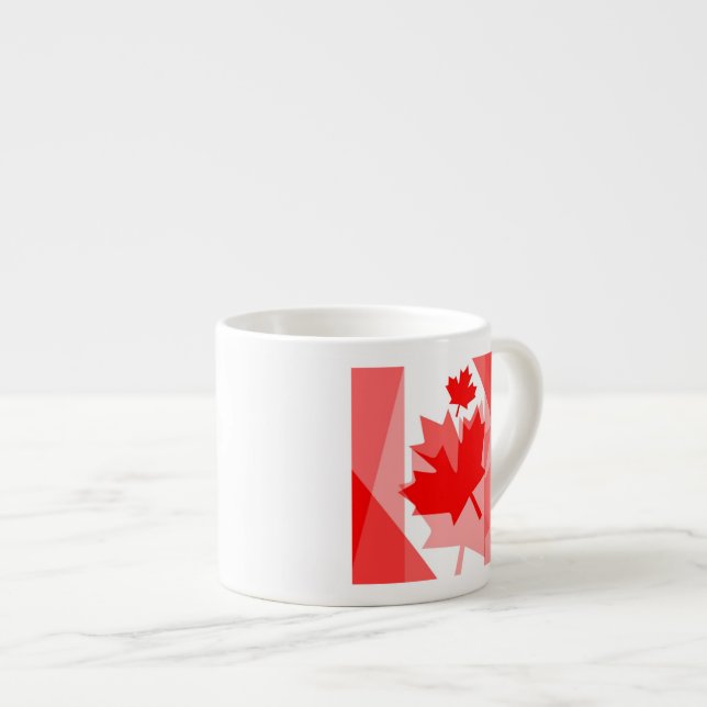 Kanadensisk rödaple Löv Stil CANADA Espressomugg (Framsida höger)