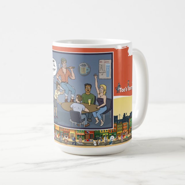 Kanadensisk skogshuggare | Klassisk barhumor Kaffemugg (Framsida höger)